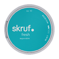Skruf Fresh no.10 Mint Superslim Medium