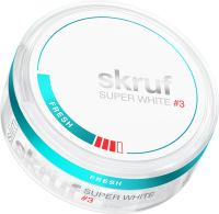 Skruf Super White Slim Fresh Strong