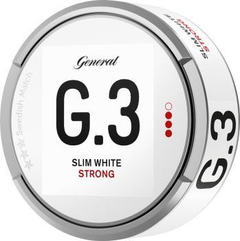 General G.3 White Strong Slim